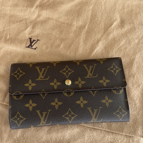 AUTHENTIC VINTAGE LOUIS VUITTON 90s 2000s Style Purse +wallet - Picture 10 of 16